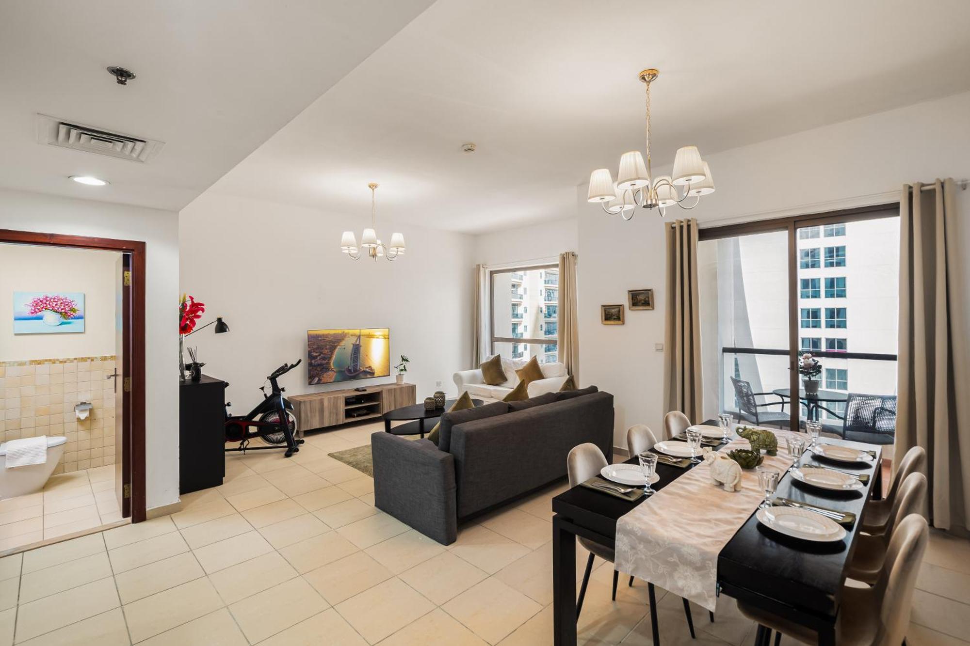 Beautiful 2Br & 4Br Apartments On Jbr Beach, Walking Distance To Bluewaters Island - By Sunkissed Holiday Homes Dubaj Exteriér fotografie